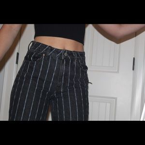 Striped Pacsun Mom Jeans